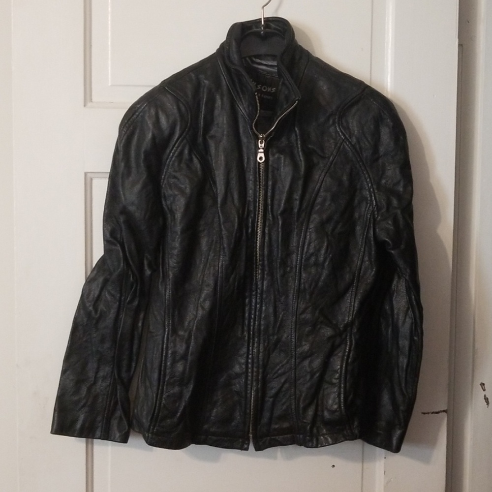 Black Wilson's Leather Jacket